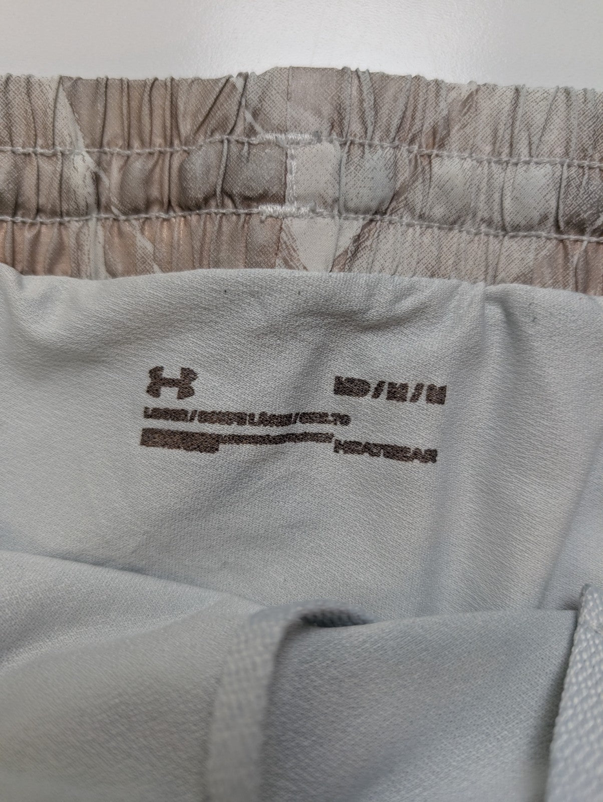 Short de sport Under Armour HeatGear Marron Clair à Motifs - Femme Taille M