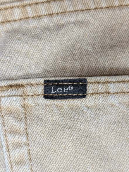 Jean Lee Vintage Regular Fit Homme W33 L32 Marron Clair Denim Patiné Classic