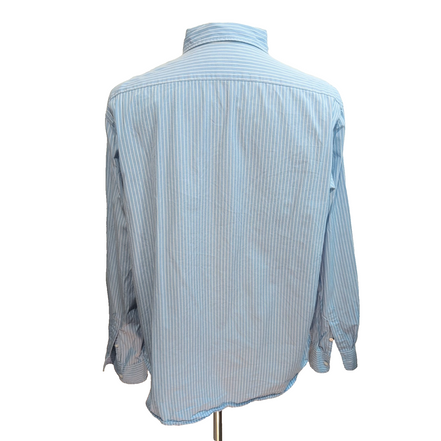 Chemise Polo Ralph Lauren Polo Jeans Company XL Bleu Rayures manches longues