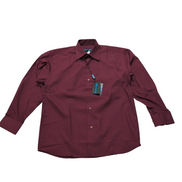 Chemise Les Petits Mecs Paris 14 Ans Neuve Étiquette Bordeaux Manches longues