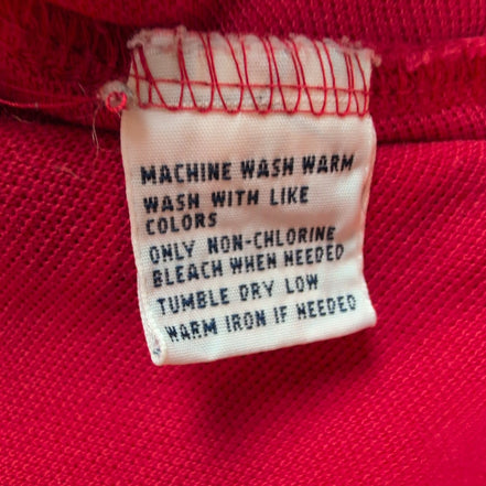 Polo Ralph Lauren Homme M Rouge Logo Bleu Polo Manches Courtes Classic Fit