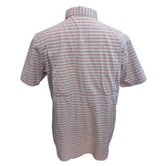 Chemise Columbia Omni Shade M bordeaux rayures manches courtes UV
