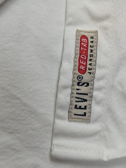 Chemise LEVI'S Jean Denim Blanc Manches Longues Red Tab - Taille L