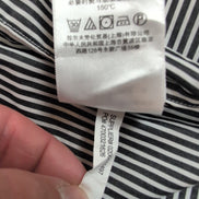 Chemise Ralph Lauren Slim Fit XS Noir Rayures Sans Logo Coton Poche