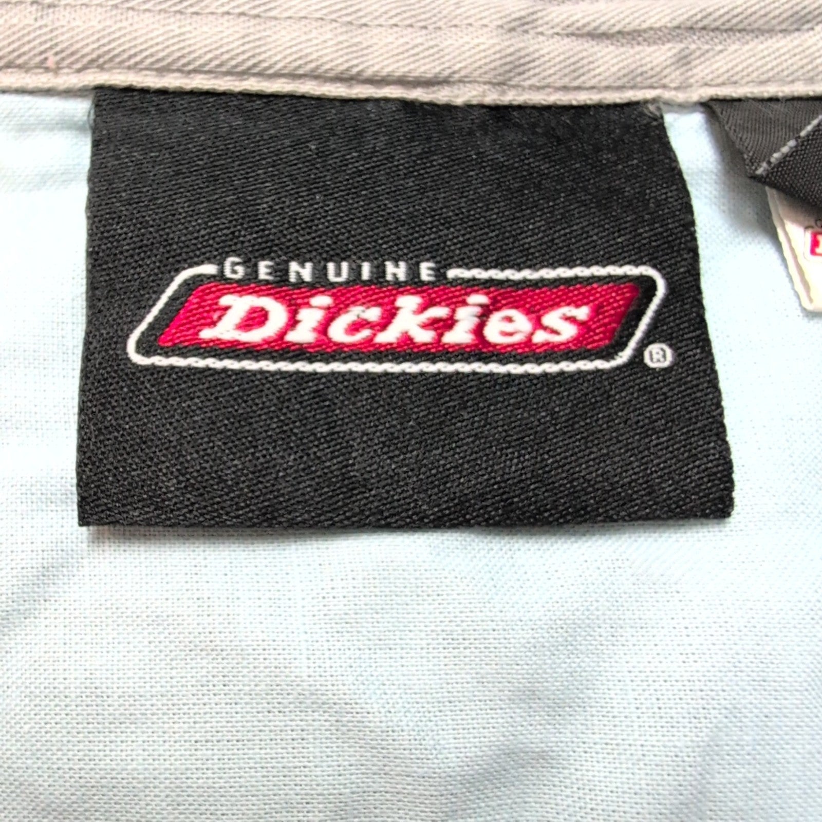 Chemise Dickies XL Gris Manches courtes 100% Coton 2 Poches Genuine Dickies
