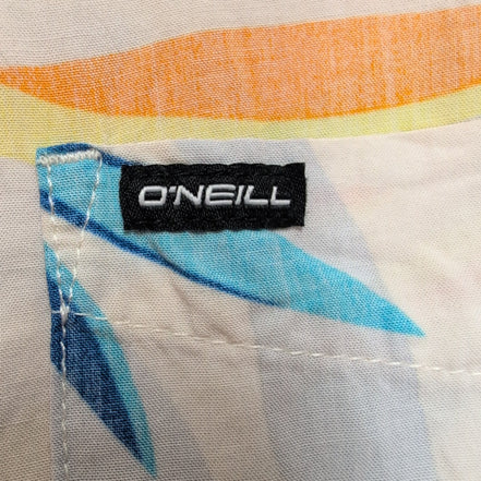 Chemise Hawaïenne Manches Courtes O'Neill Rayonne Floral Blanc M