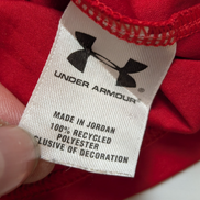 T-shirt de Sport Under Armour HeatGear Catalyst Femme Rouge Taille S/M