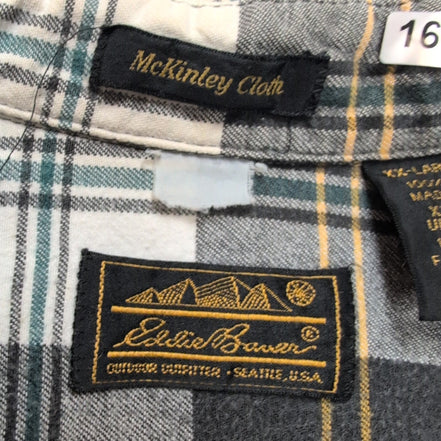 Chemise Eddie Bauer Made in USA 2XL McKinley Cloth Flanelle Épaisse