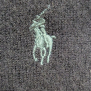 Pull Polo Ralph Lauren Bleu Marine - 100% Laine Mérinos Italienne - Taille M