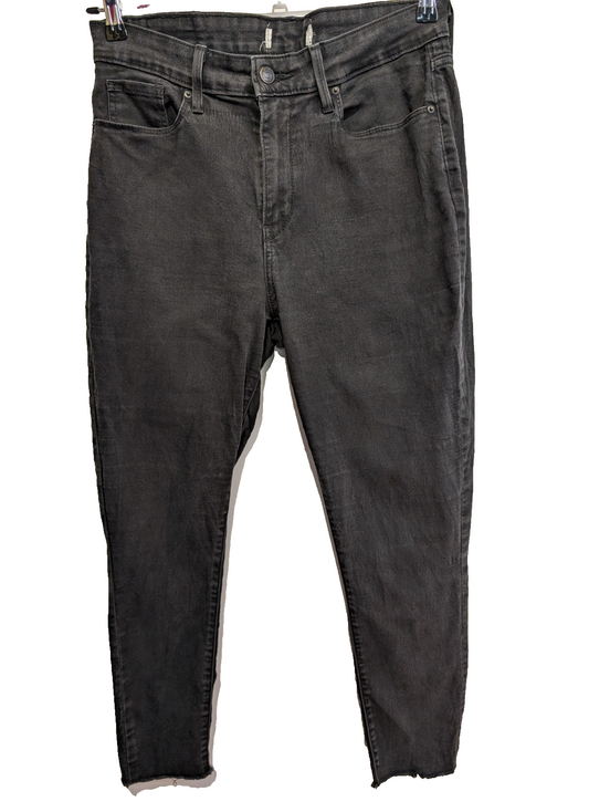 Jean Levi's Demi Curve Femme Bleu Ultra Stretch W29 T38 - Style Effiloché