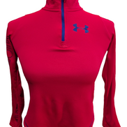 Haut Technique Under Armour HeatGear Rose Fluo Enfant XS