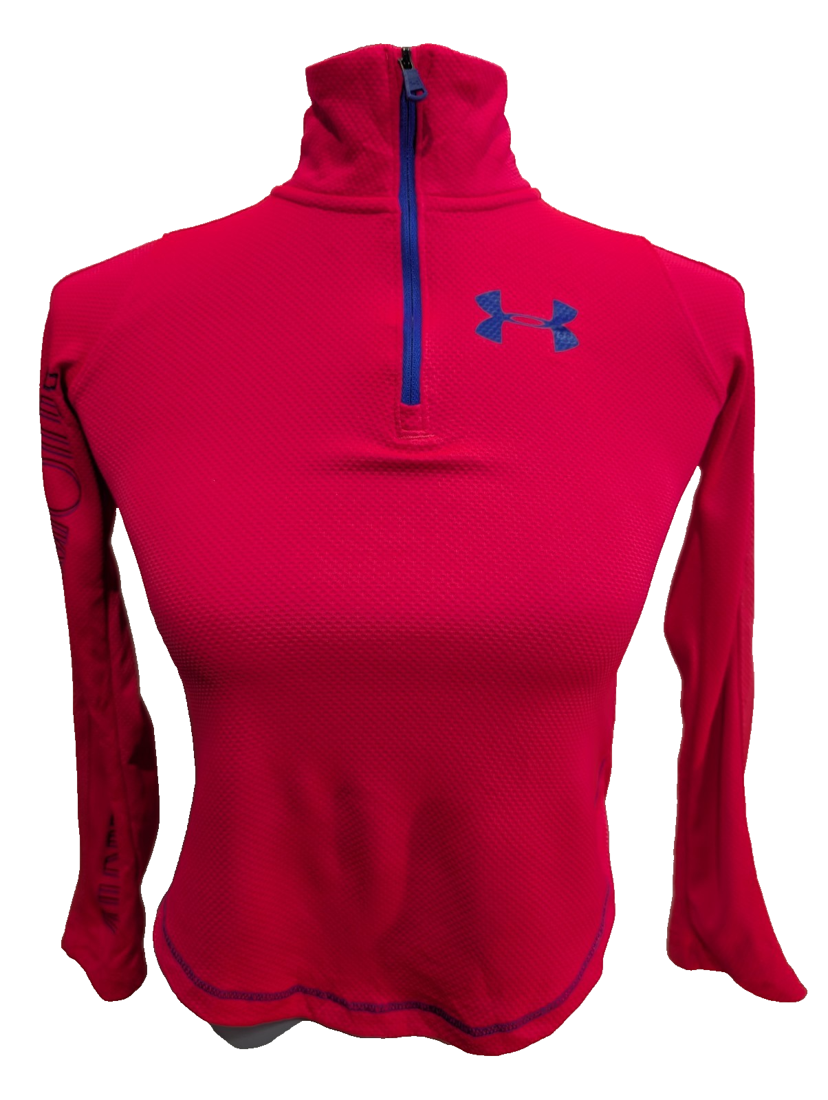 Haut Technique Under Armour HeatGear Rose Fluo Enfant XS