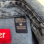 Wrangler chemise jean vintage bleu 2 poches à rabat taille M