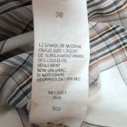 Chemise Manches Courtes Timberland Carreaux Marron et Blanc poche Taille M