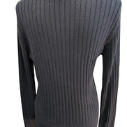 Pull Tommy Hilfiger Femme Bleu Marine Texture Gaufrée & Côtelée - Taille L