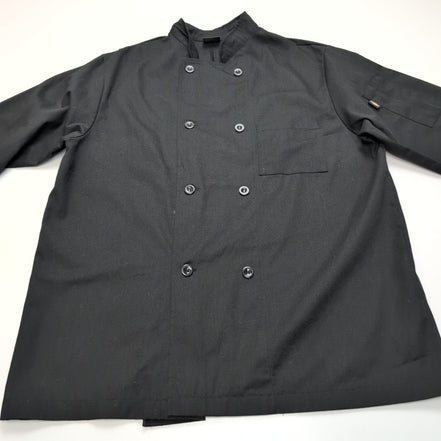 Veste de Cuisine Dickies L Noire Chef Cuisinier Neuve Sans Étiquette