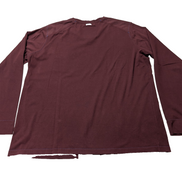 T-Shirt Manches Longues Bordeaux CBK - Taille XL - Poche à Rabat - Neuf sans Éti