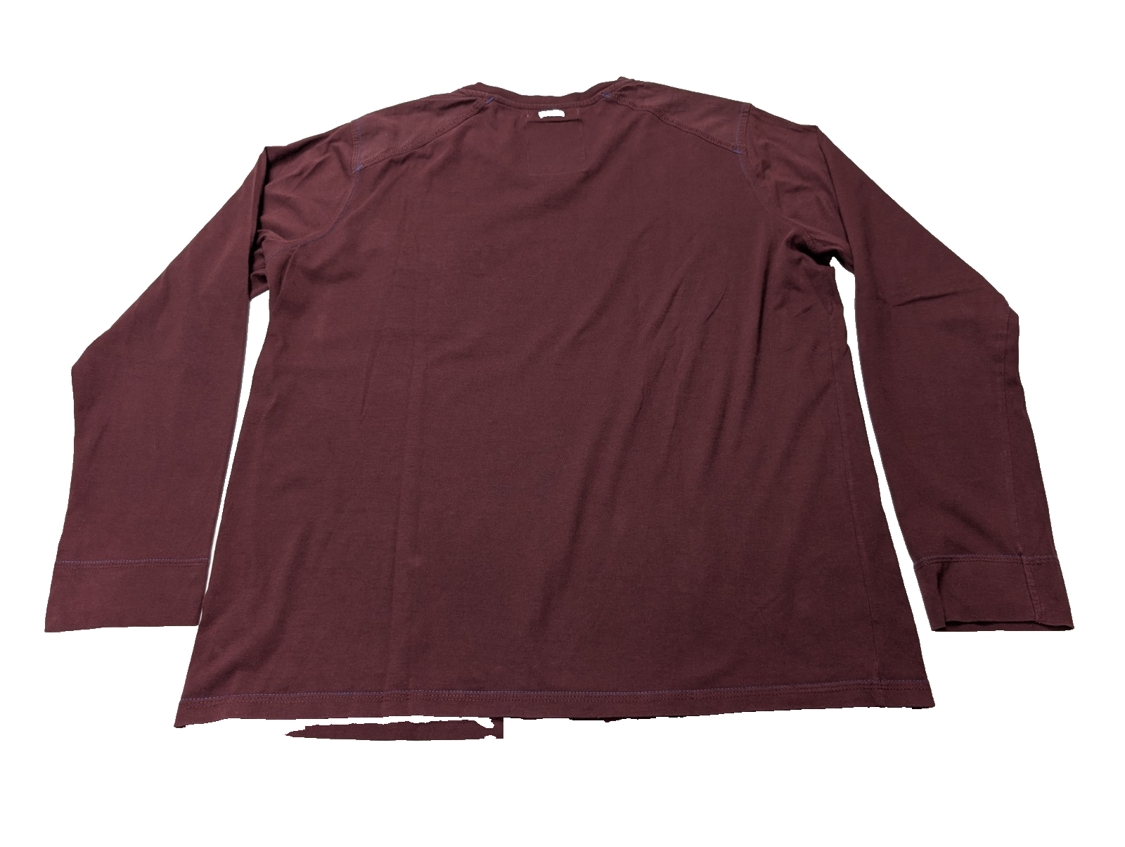 T-Shirt Manches Longues Bordeaux CBK - Taille XL - Poche à Rabat - Neuf sans Éti