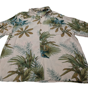 Chemise hawaïenne Puritan feuilles manches courtes taille L