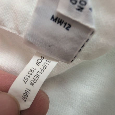 Chemise Ralph Lauren 4XL Blanche Manches Courtes Classic Fit Logo