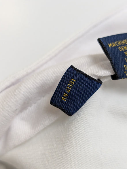 Pantalon Chino POLO RALPH LAUREN Blanc Pur ❄️ Taille W35 L32 ❄️ Classic Fit Chic