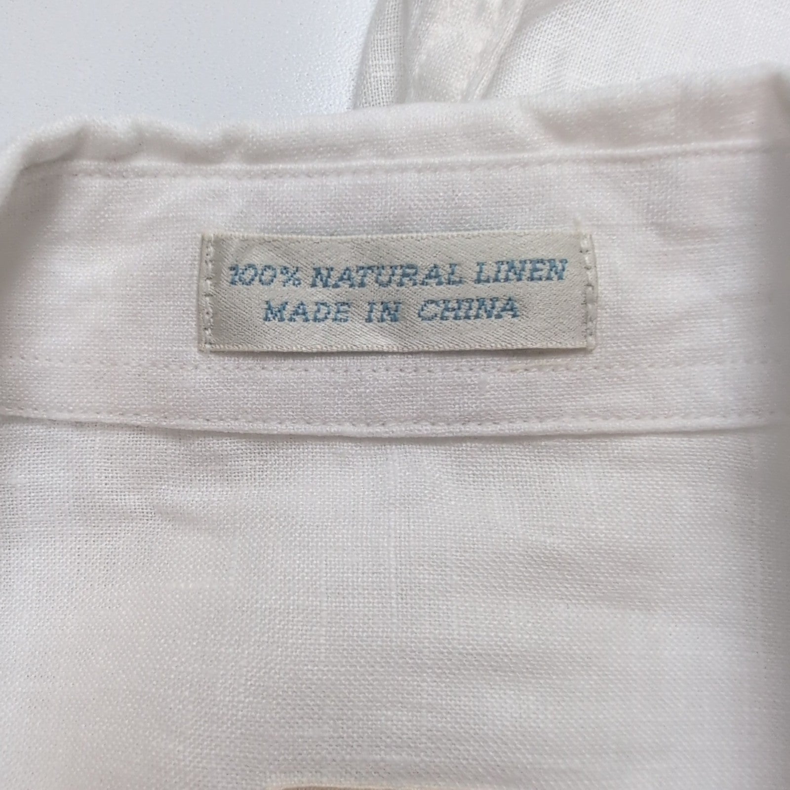 Chemise lin Burma Bibas blanche taille L
