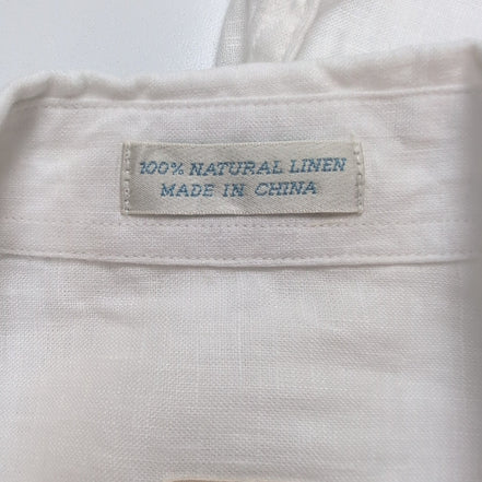 Chemise lin Burma Bibas blanche taille L