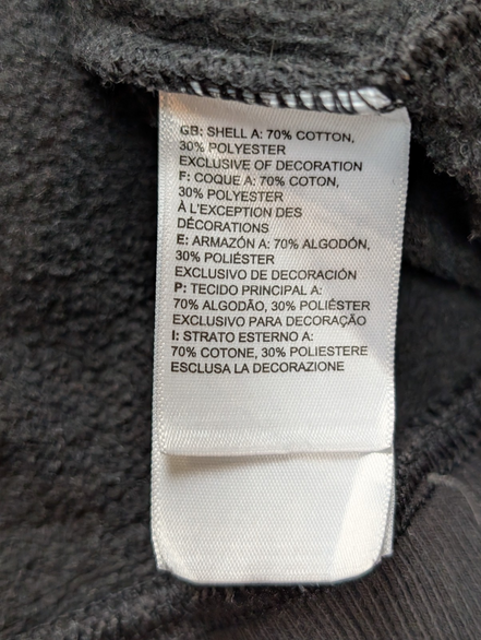 The North Face Sweat à Capuche Noir & Rose Fluo - Logos Dos et Manche - Taille M