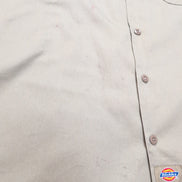 Chemise Dickies XL Kaki Clair 2 Poches Manches Courtes Workwear