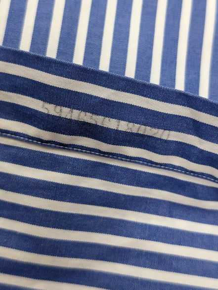 Chemise Ralph Lauren Golf Manches Longues Custom Fit Bleu Rayures L