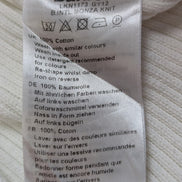 Barbour International Hoodie Pull Femme L Écru Coton Maille Nervurée Capuche