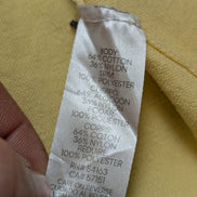 Pull Calvin Klein Jaune Col Roulé à Cordon & Poches - Taille L/XL
