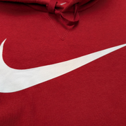 ➜ Sweat à Capuche Nike - Grand Logo Swoosh - Rouge Foncé - Taille XL