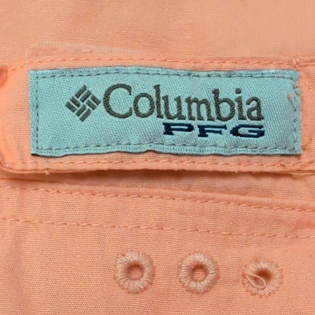 Chemise Columbia PFG orange uni manches longues taille XXL homme