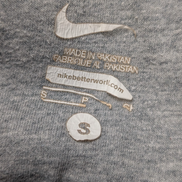 Sweat à Capuche Nike Vintage Noir - Logo Brodé - Coton Épais - Taille S