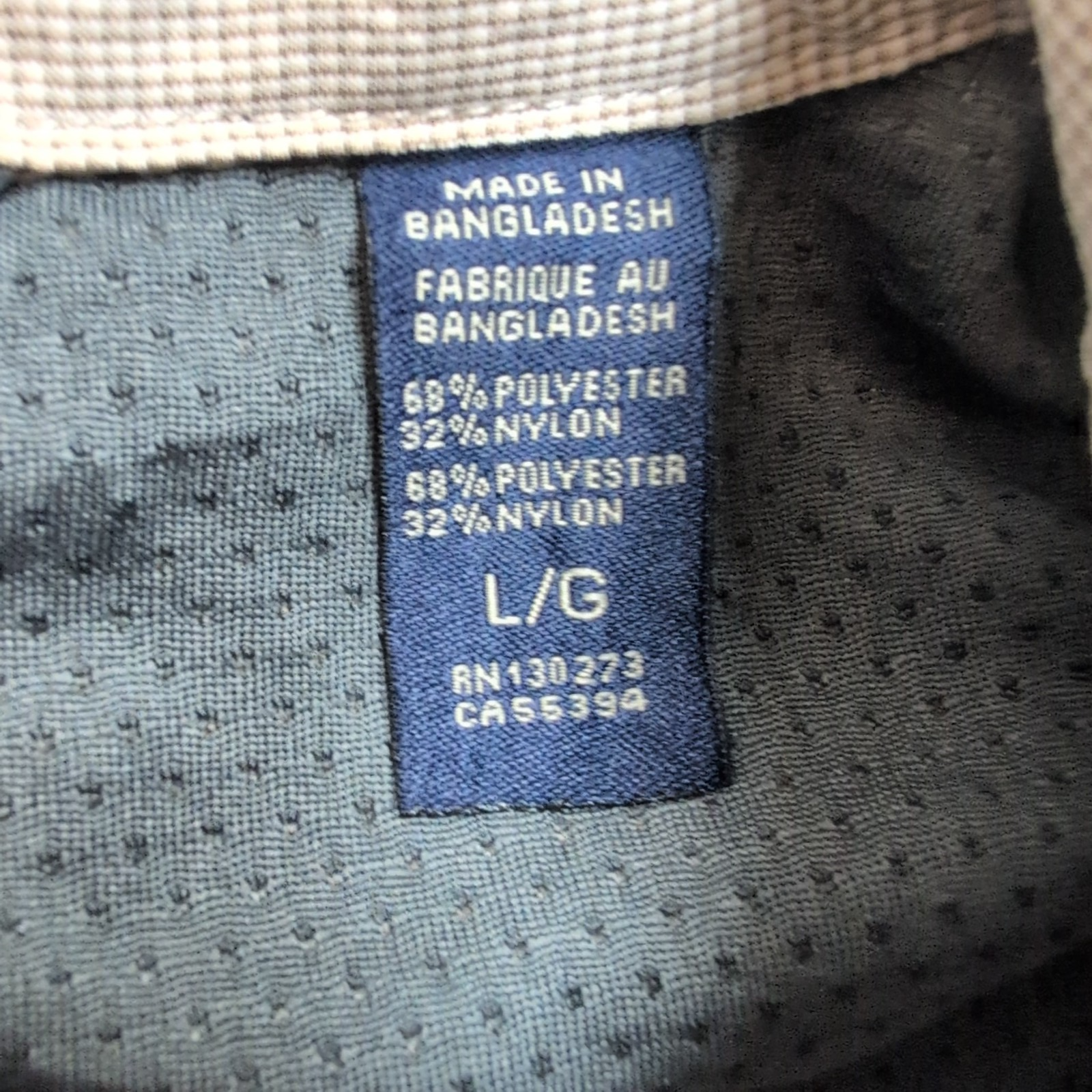 Chemise Wrangler randonnée marron carreaux poches manches courtes taille XL