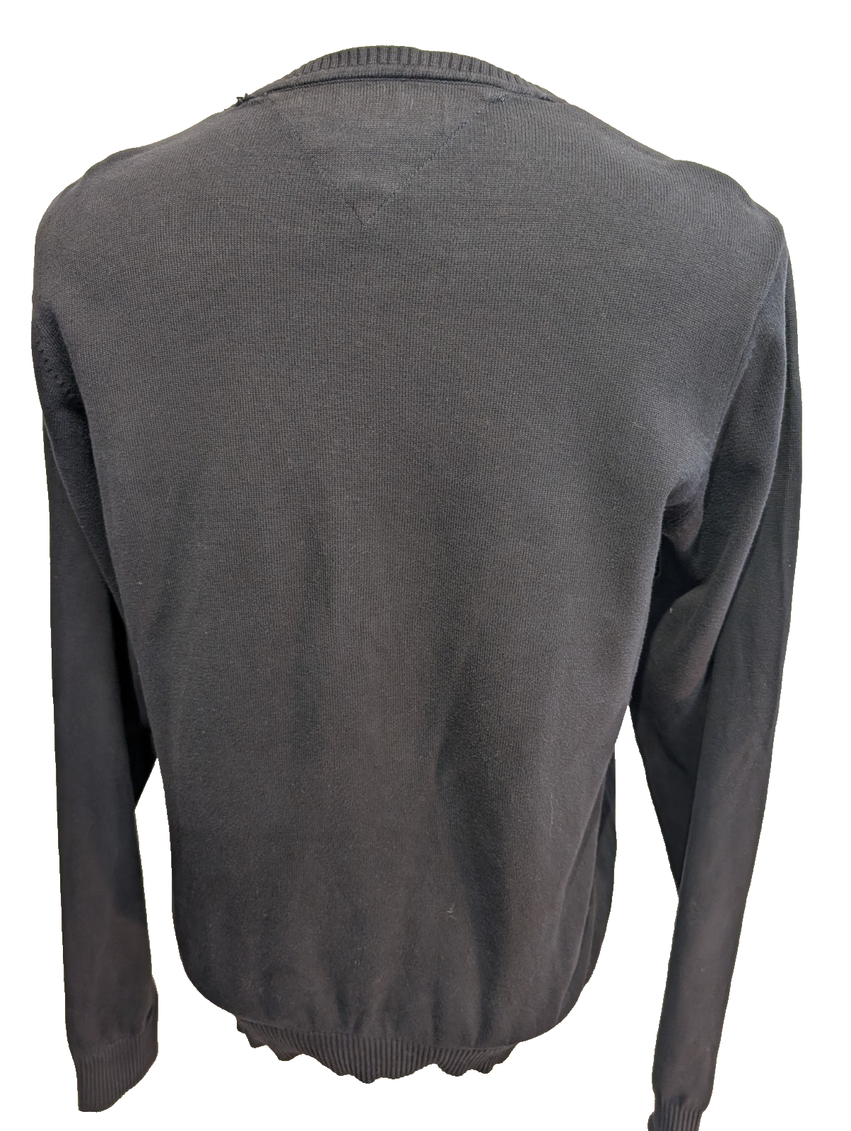 Pull Tommy Hilfiger Homme Col V Noir Profond - Taille M