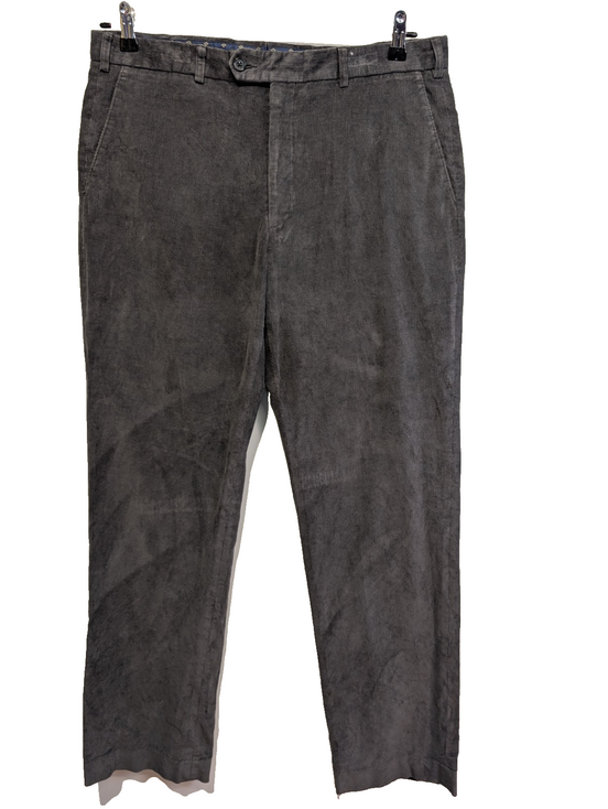 Pantalon Velours Fin Lauren Ralph Lauren W34 L30 Gris Foncé Excellent État 👖