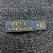 Pull Polo Ralph Lauren Marine Moucheté - Style Sweat-Shirt - Taille M - NEUF