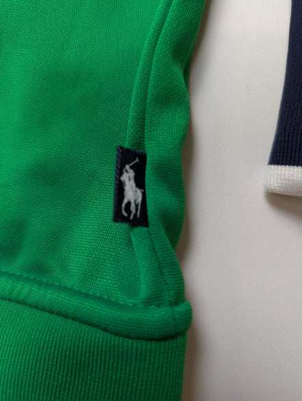 Veste Track Jacket Polo Sport Ralph Lauren T.XL vert Écusson Vintage |208b