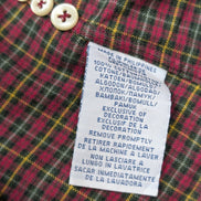 Chemise Ralph Lauren Bordeaux à Carreaux Manches Longues - Taille S