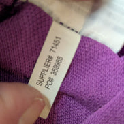 Polo manches courtes Polo Ralph Lauren violet lilas logo turquoise Custom Fit L
