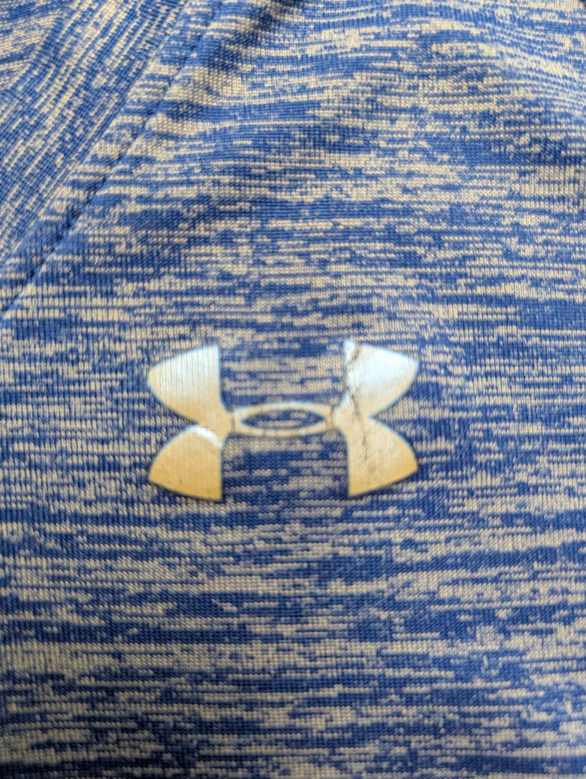T-shirt de Sport Under Armour HeatGear Femme Bleu & Gris Taille S
