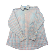 Chemise Chaps bleu blanc rouge à carreaux taille XL #45e