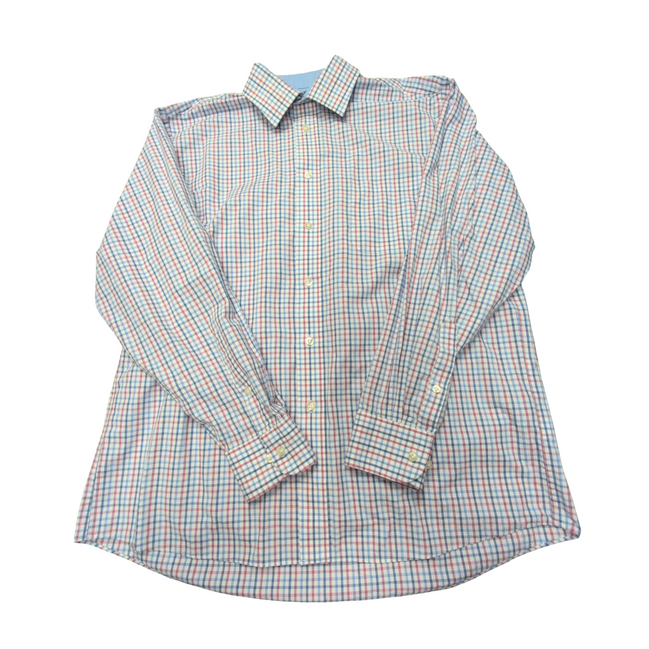 Chemise Chaps bleu blanc rouge à carreaux taille XL #45e
