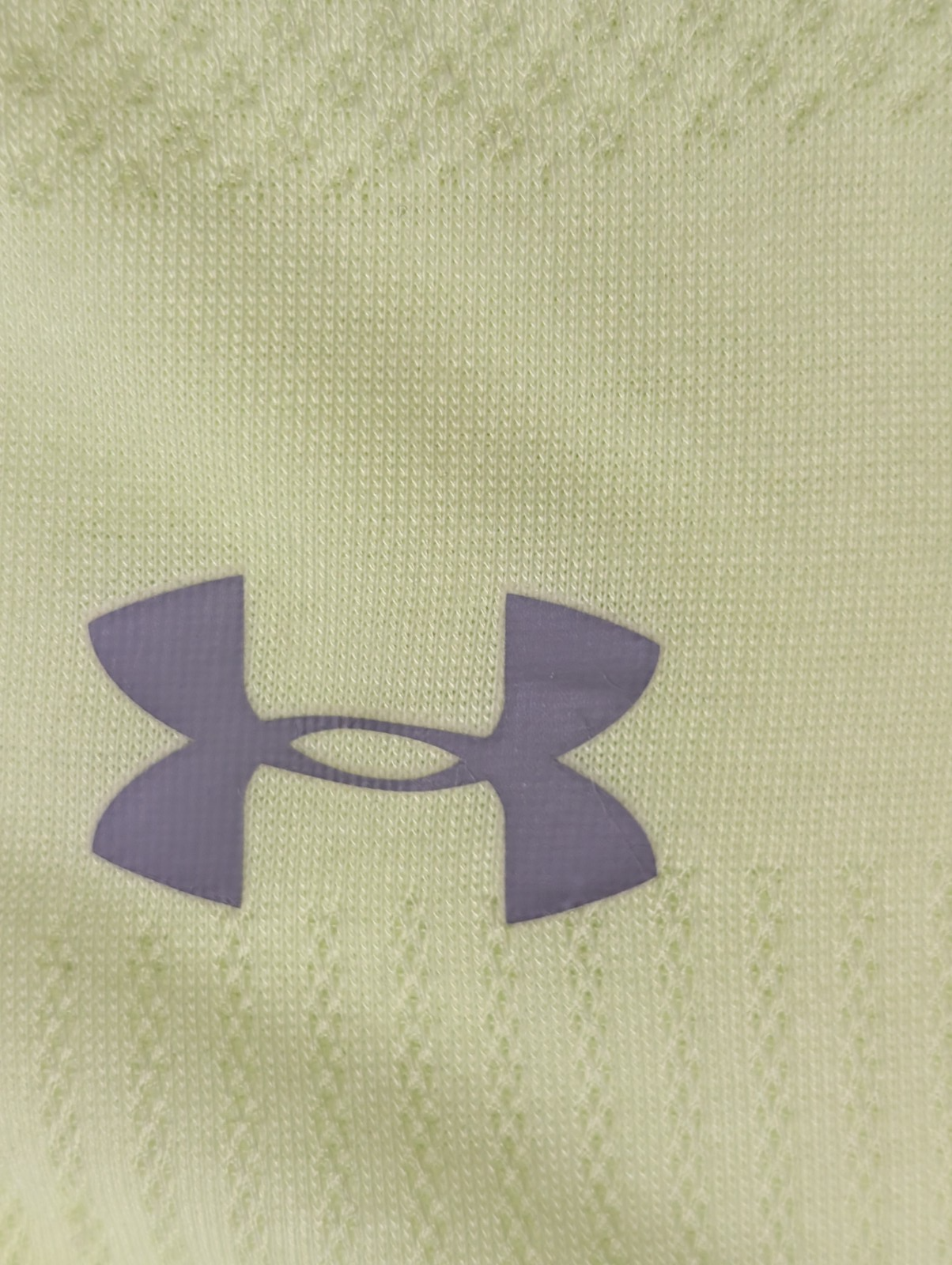 T-shirt de Sport Under Armour HeatGear Jaune Fluo Femme Taille M