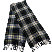Écharpe Polo Ralph Lauren Tartan 100% Laine Lambswool Made in Scotland
