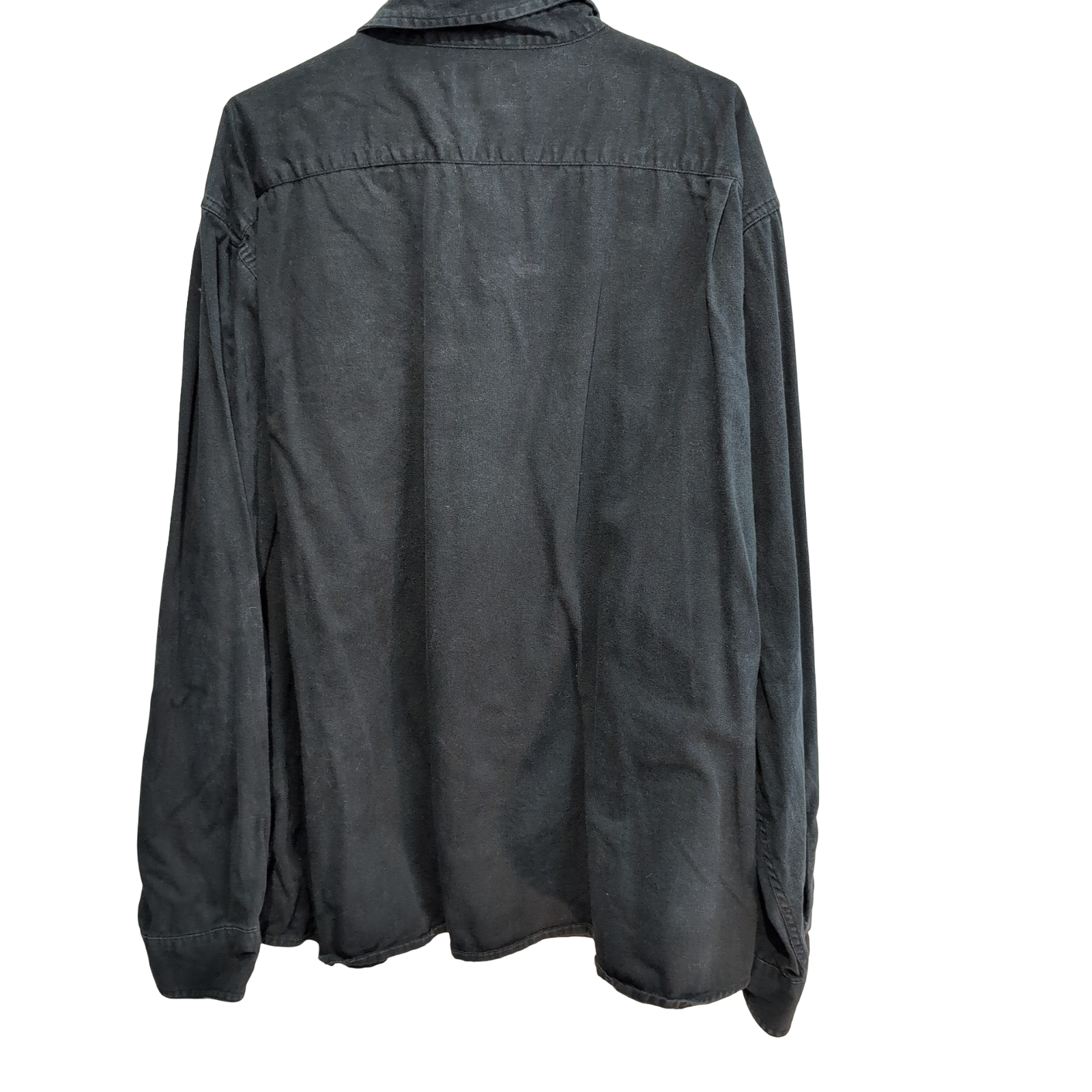 Chemise Wrangler noire unie 2 poches taille 3XL manches longues homme