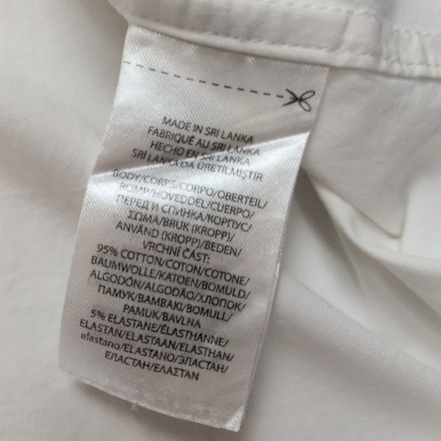 Chemise Polo Ralph Lauren Enfant 12 Ans L Classic Fit Blanche Coton Logo Bleu