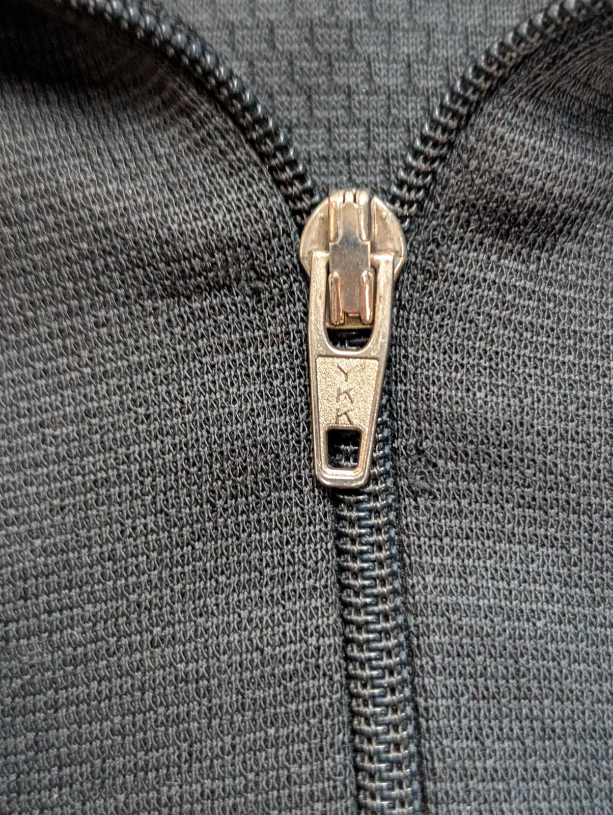 Polo Patagonia Capilene Noir Col Zippé - Homme Taille L